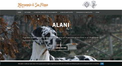 Desktop Screenshot of allevamentodisanfilippo.it
